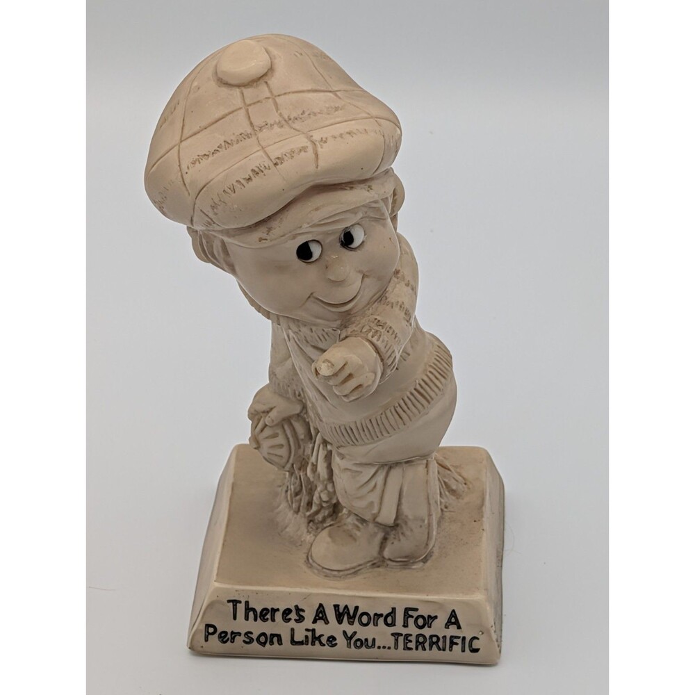 Vintage R & W Berries Co's.Figurine 1970 "THERE'S A WORD FOR A PERSON LIKE YOU